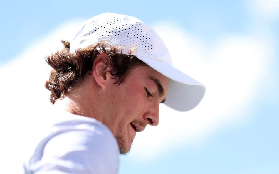 João Fonseca na derrota para o tcheco Tomas Machac no US Open (FOto: ELSA / GETTY IMAGES NORTH AMERICA / Getty Images via AFP)
