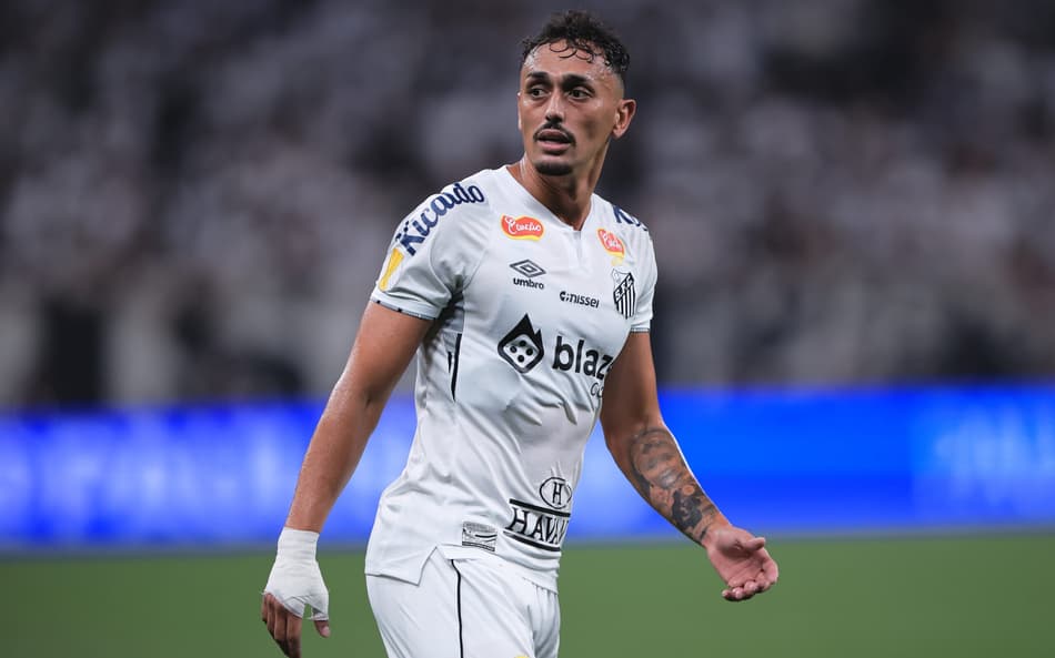 Diego Pituca tem 26 jogos e dois gols com o Santos nesta temporada. (Foto: Ettore Chiereguini/AGIF)