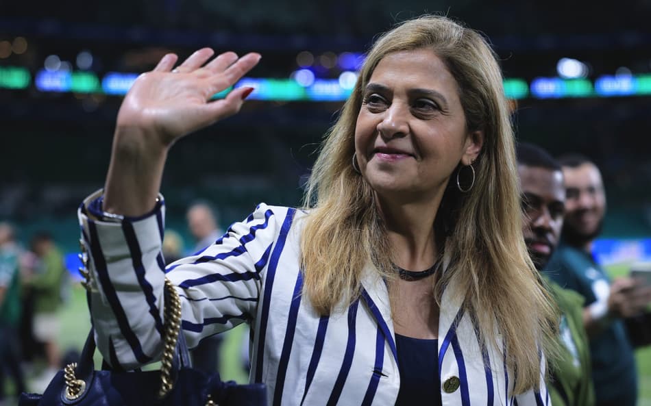 Leila Pereira, presidente do Palmeiras