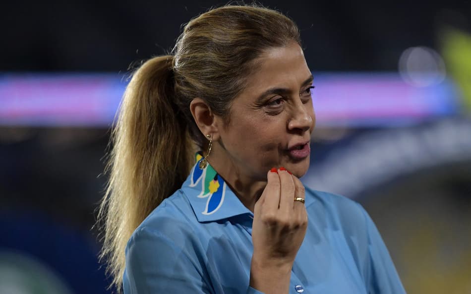 Leila Pereira, presidente do Palmeiras (Foto: Thiago Ribeiro/AGIF)