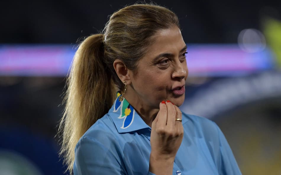 Leila Pereira, presidente do Palmeiras (Foto: Thiago Ribeiro/AGIF)