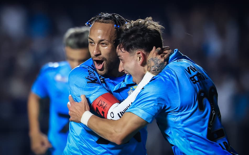 Neymar completa cinco partidas seguidas pela primeira vez em quase três anos. (Foto: Marcello Zambrana/AGIF)