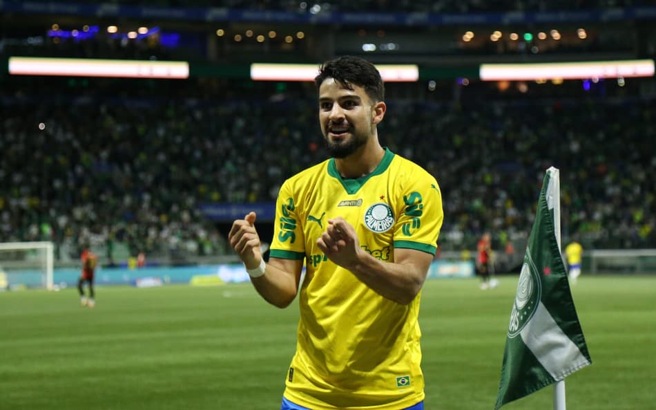 Flaco López, atacante do Palmeiras