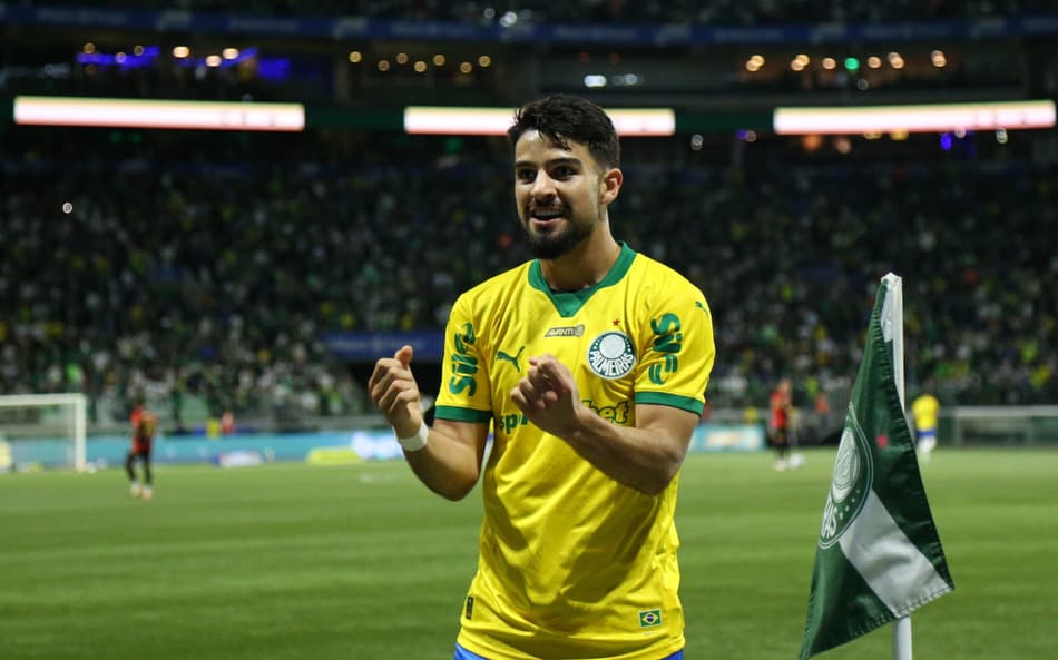 Flaco López, atacante do Palmeiras