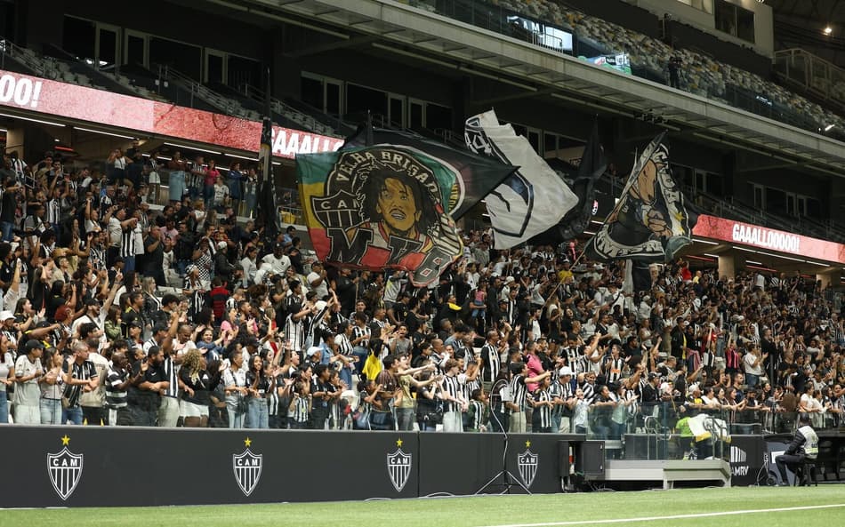 Torcida nas arquibancadas da Arena MRV para acompanhar Atlético-MG x Vitória. (Foto: Daniela Veiga / Atlético)