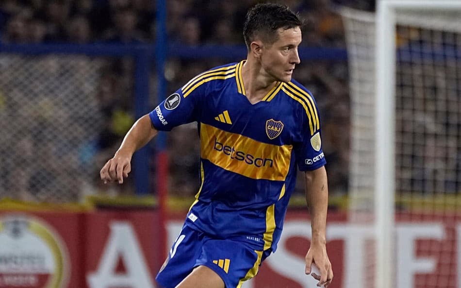 Ander Herrera em ação pelo Boca Juniors, na Libertadores
