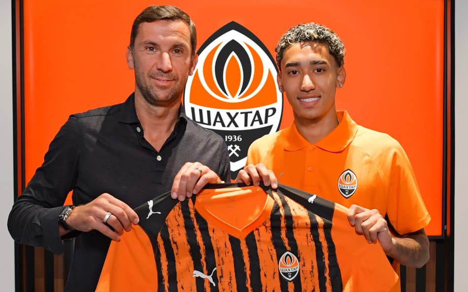 Anúncio oficial de Isaque no Shakhtar Donetsk (Foto: Reprodução/X)