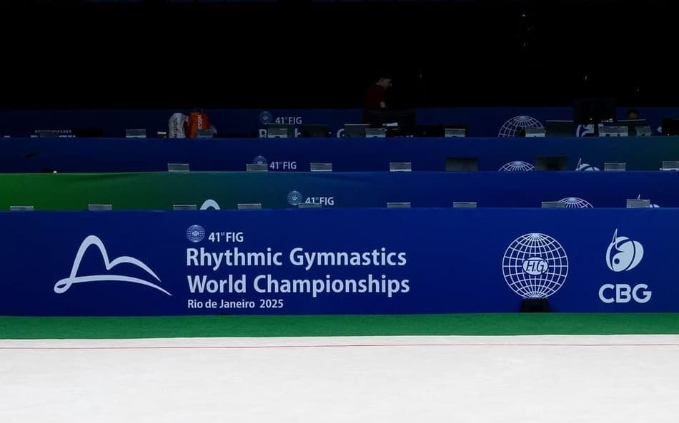 Arena Carioca pronta para receber o Mundial de Ginástica Rítmica de 2025 (Foto: Melogym/CBG)