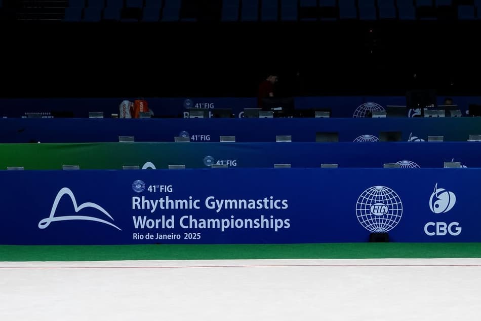Arena Carioca pronta para receber o Mundial de Ginástica Rítmica de 2025 (Foto: Melogym/CBG)
