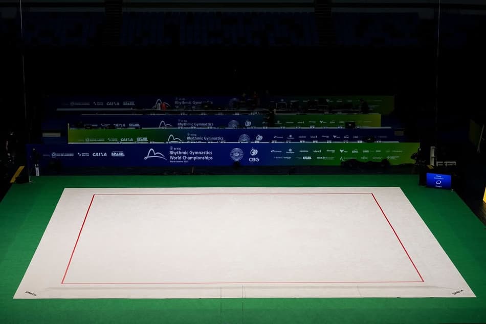 Arena Carioca pronta para receber o Mundial de Ginástica Rítmica de 2025 (Foto: Melogym/CBG)