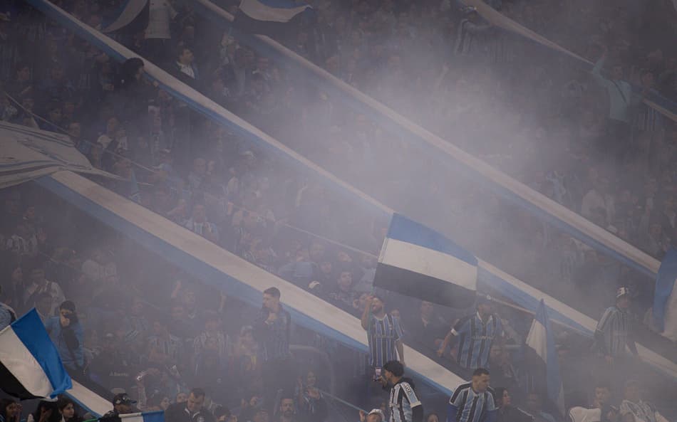 Geral na Arena do Grêmio. (Foto: Maxi Franzoi/AGIF)
