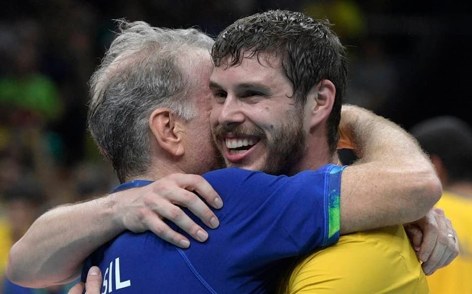 Bernardinho e Bruninho - Seleção Brasileira de Vôlei