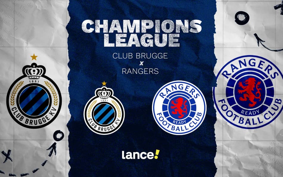 Club Brugge x Rangers: onde assistir e prováveis escalações do jogo pela Champions League