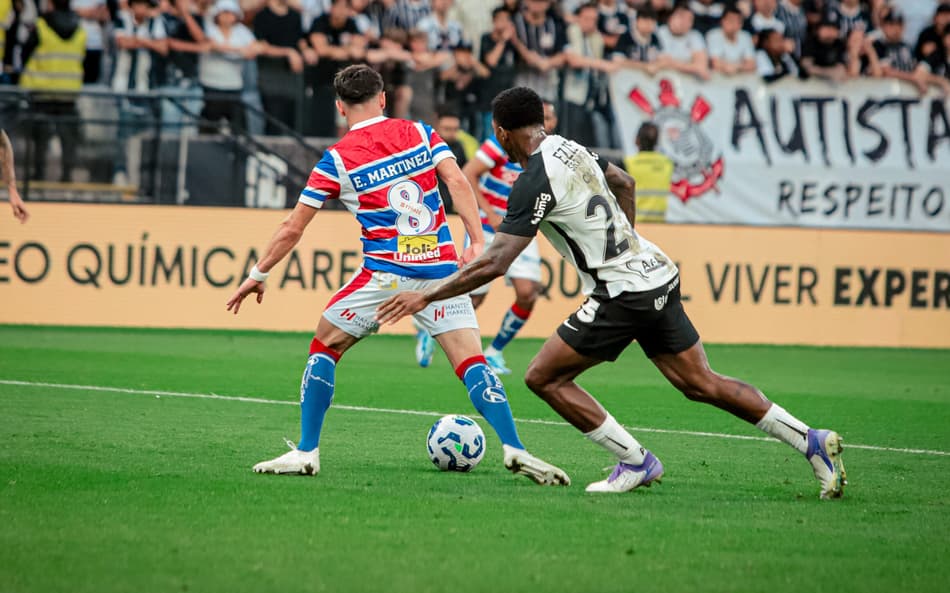 Partida entre Corinthians e Fortaleza, pelo Brasileirão (Foto: Mateus Lotif/Fortaleza EC)