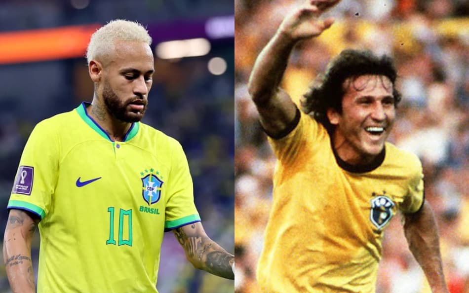 Zico - Neymar - Seleção Brasileira