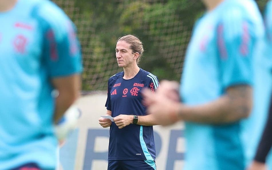 Flamengo treino Filipe Luís