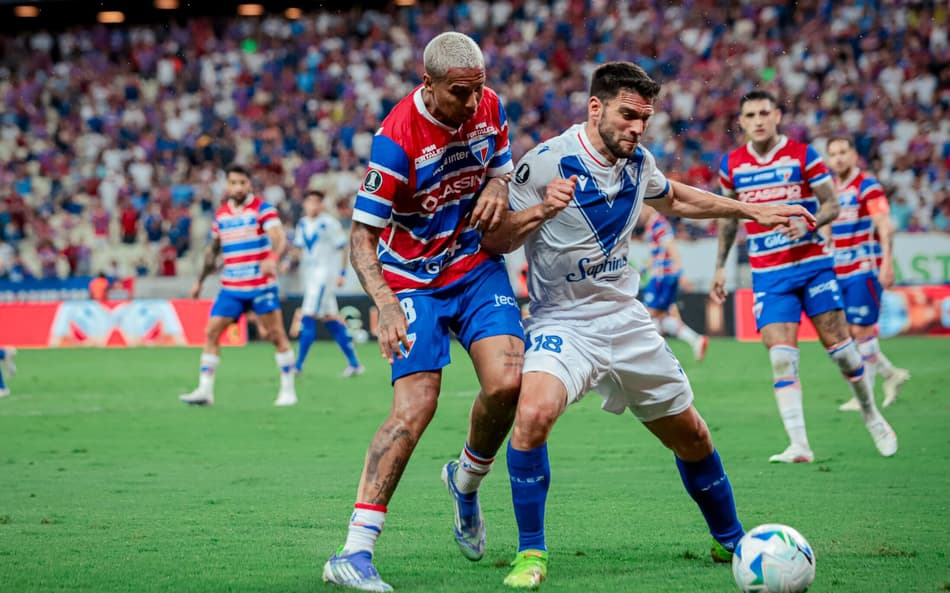 Partida entre Fortaleza e Vélez Sarsfield, pela Copa Libertadores (Foto: Mateus Lotif/Fortaleza EC)