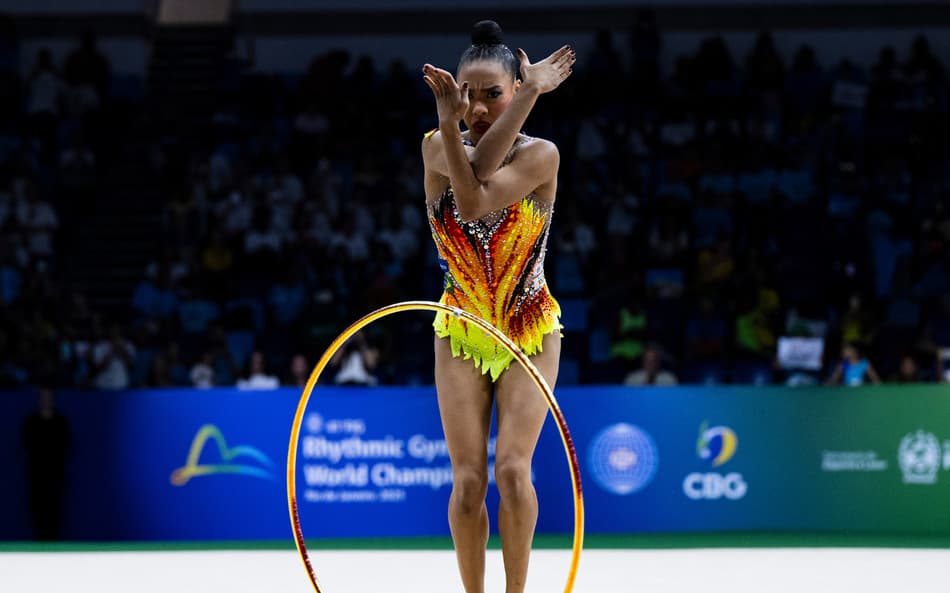Geovanna Santos no primeiro dia do Mundial de Ginástica Rítmica do Rio de Janeiro (Foto_ Ivan Carvalho _ CBG) (2)