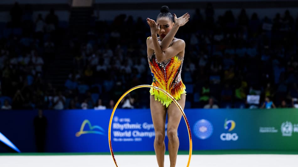 Geovanna Santos no primeiro dia do Mundial de Ginástica Rítmica do Rio de Janeiro (Foto_ Ivan Carvalho _ CBG) (2)