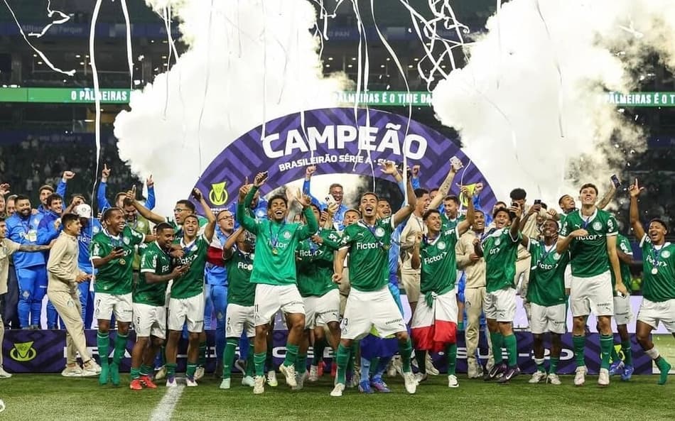 Palmeiras celebra título brasileiro sub-20 2025