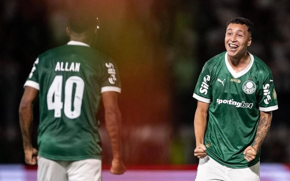 Allan e Thalys, jogadores do Palmeiras