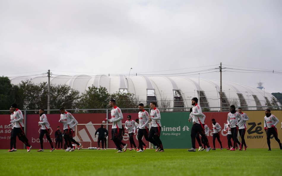 Treino do Internacional no CT Parque Gigante