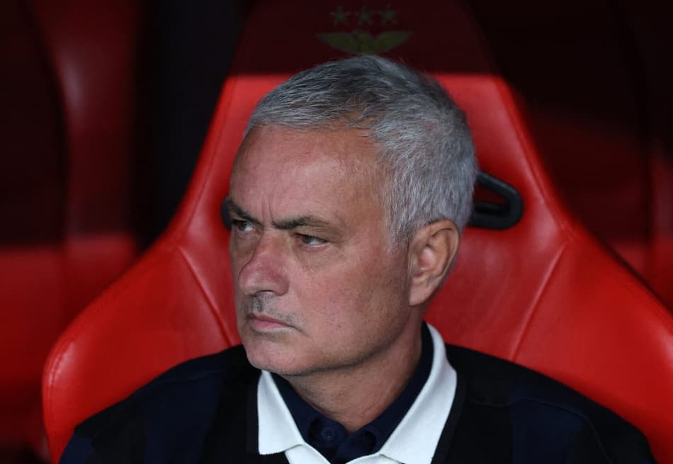 José Mourinho no Estádio da Luz para o jogo entre Fenerbahce e Benfica
