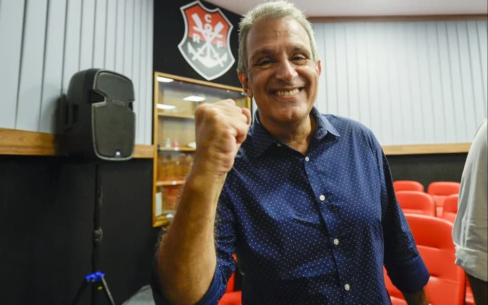 Luiz Eduardo Baptista, o BAP, presidente do Flamengo (Foto: Marcelo Cortes/CRF)