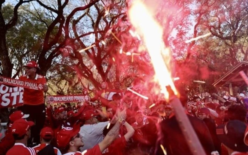 Festa da torcida do Internacional