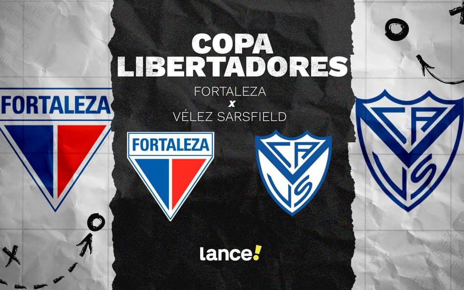 Onde assistir Fortaleza x Vélez Sarsfield (Foto: arte/Lance!)