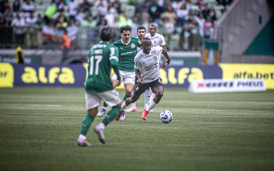 Partida entre Palmeiras e Ceará, pelo Brasileirão (Foto: Felipe Santos/Ceará SC)