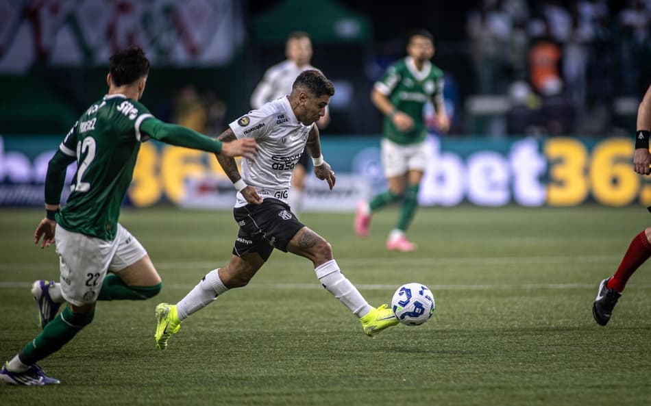 Partida entre Palmeiras e Ceará, pelo Brasileirão (Foto: Felipe Santos/Ceará SC)