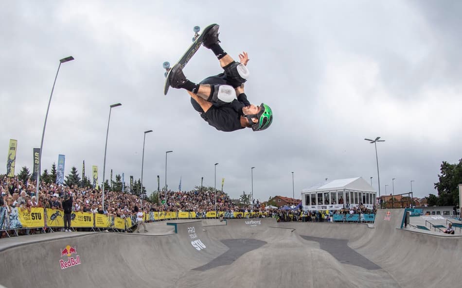 Pedro Barros foi campeão do Skate Park no STU Pro Tour (Foto: Julio Detefon / STU)