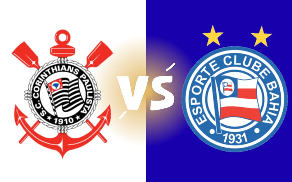 Corinthians x Bahia (Foto: Arte/Lance!)