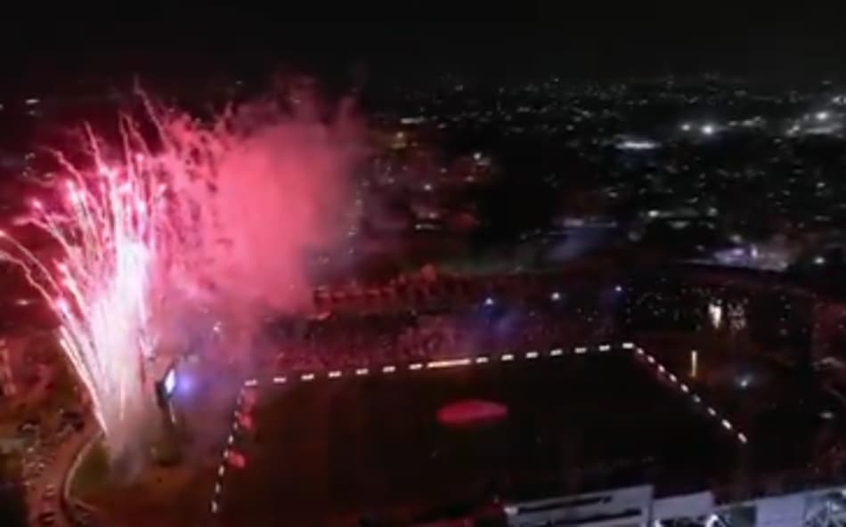 São Januário momentos antes de Vasco x CSA (Foto: Reprodução)