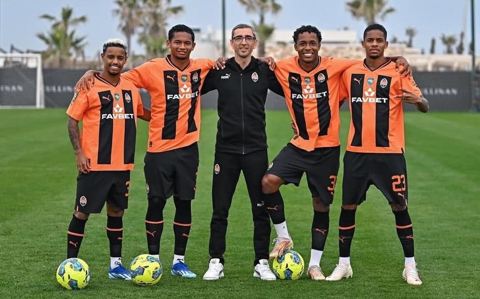 Kevin joga pelo Shakhtar Donetsk (Foto: Reprodução)