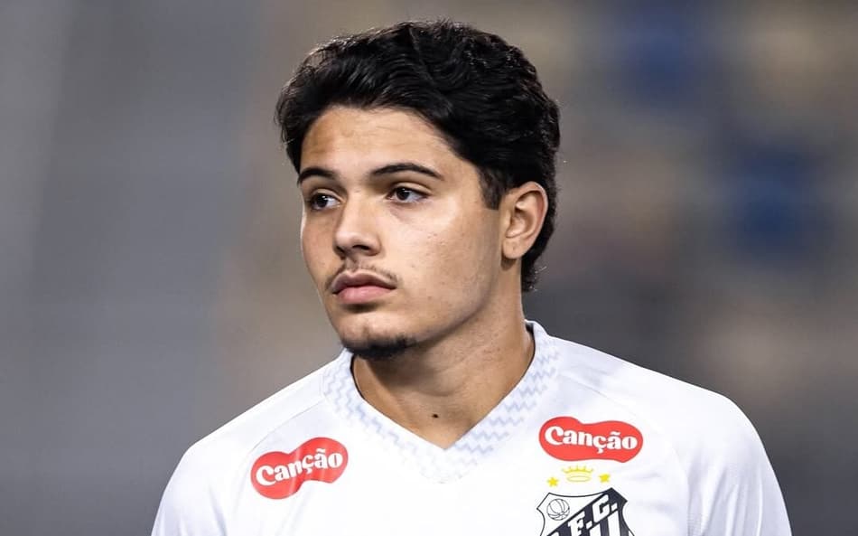 Luca Meirelles se despede do Santos pelas redes sociais. (Foto: Divulgação/ Santos FC)