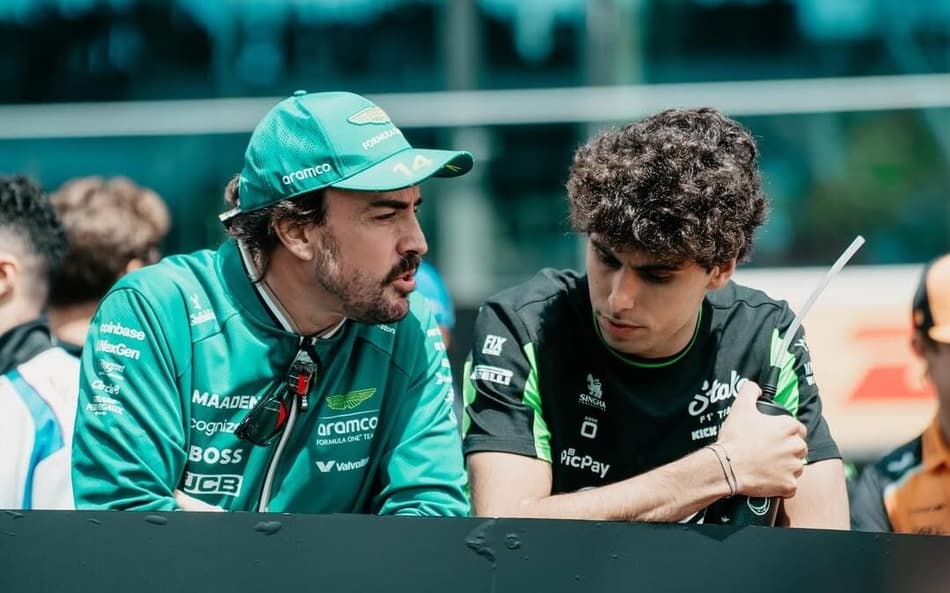 Bortoleto e Alonso (Foto: Reprodução/Intagram @gabrielbortoleto_)