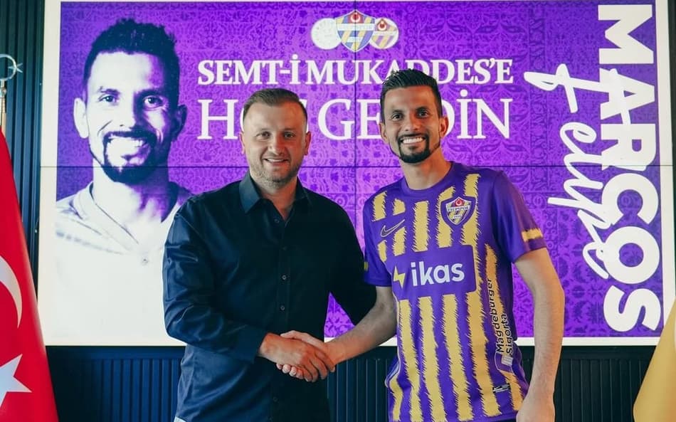 Marcos Felipe é apresentado ao Eyüpspor (Foto: divulgação / Eyüpspor)