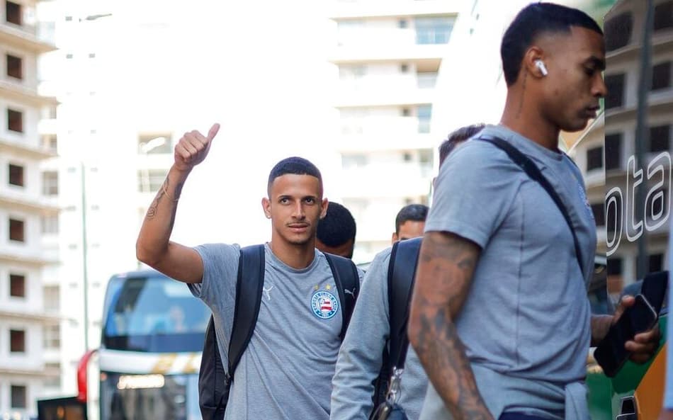 Jogadores do Bahia a caminho do Maião (Foto: divulgação / EC Bahia)