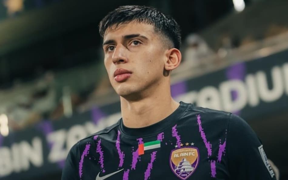 Sanabria com a camisa do Al Ain (Foto: redes sociais)