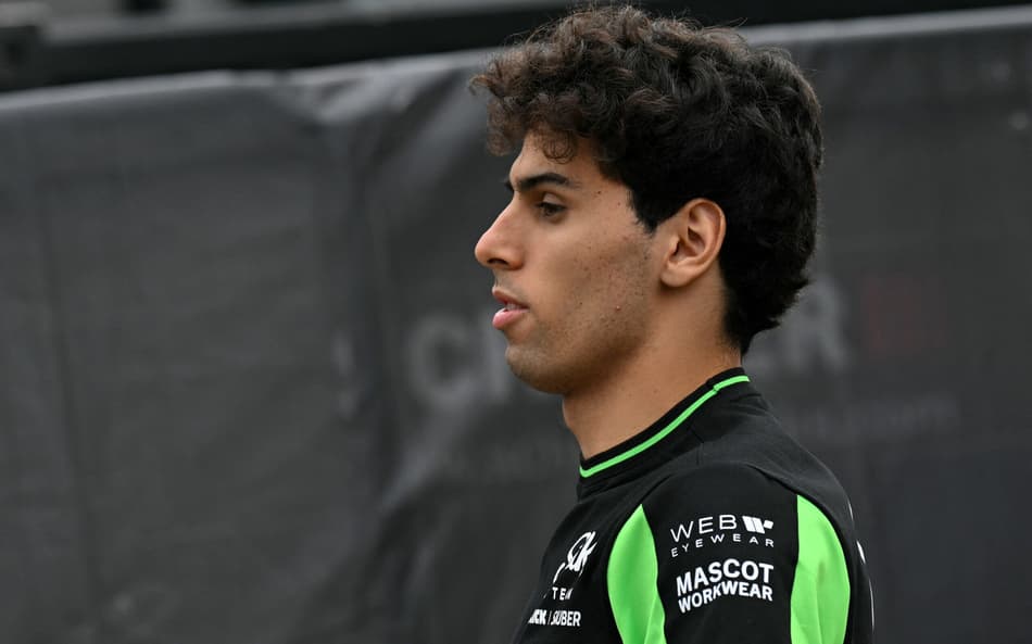 Gabriel Bortoleto, da Sauber, no GP da Inglaterra