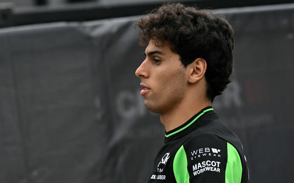 Gabriel Bortoleto, da Sauber, no GP da Inglaterra