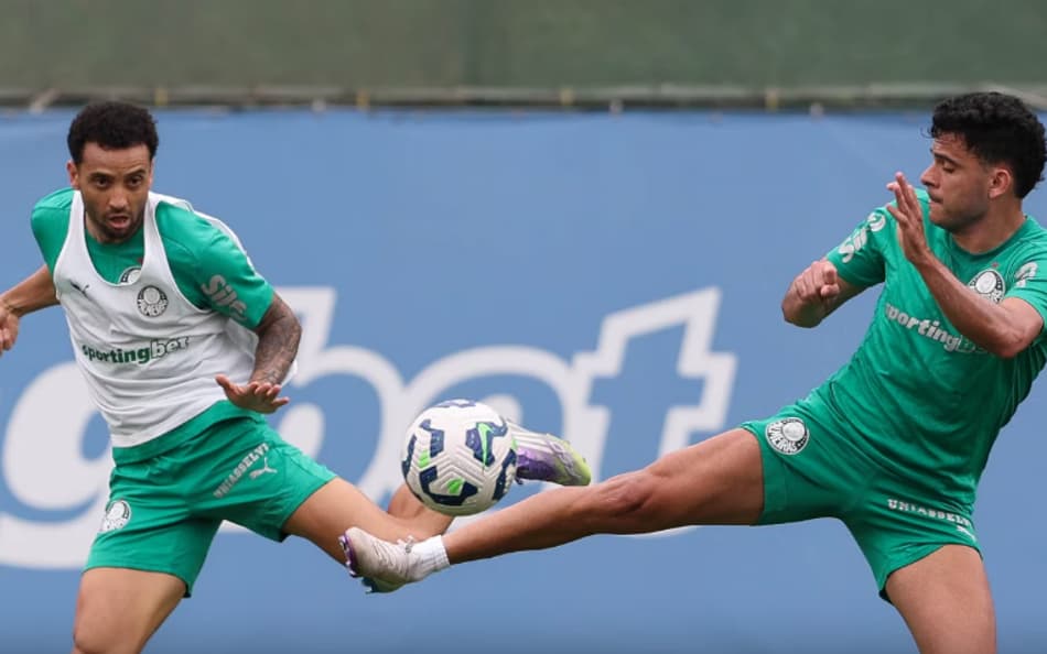 Treino do Palmeiras na Academia de Futebol