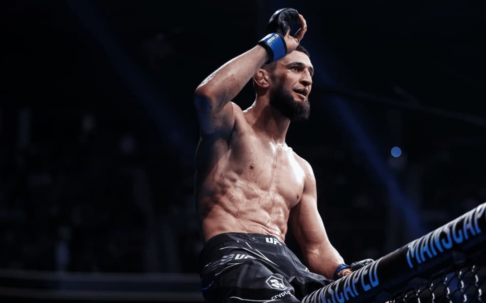 Khamzat Chimaev, sensação do UFC e torcedor do Flamengo (Foto: Divulgação / UFC)