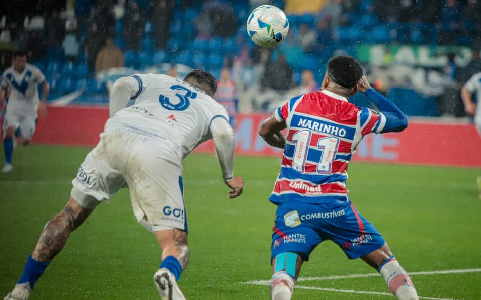 Partida entre Vélez Sarsfield e Fortaleza, pela Copa Libertadores (Foto: Mateus Lotif/Fortaleza EC)