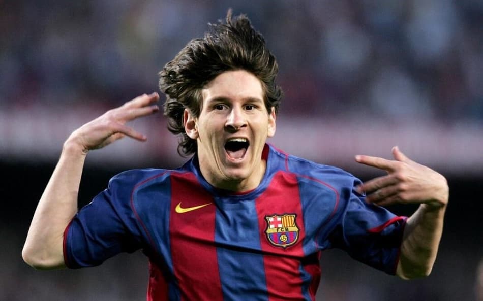 Lionel Messi na temporada 2004 pelo Barcelona