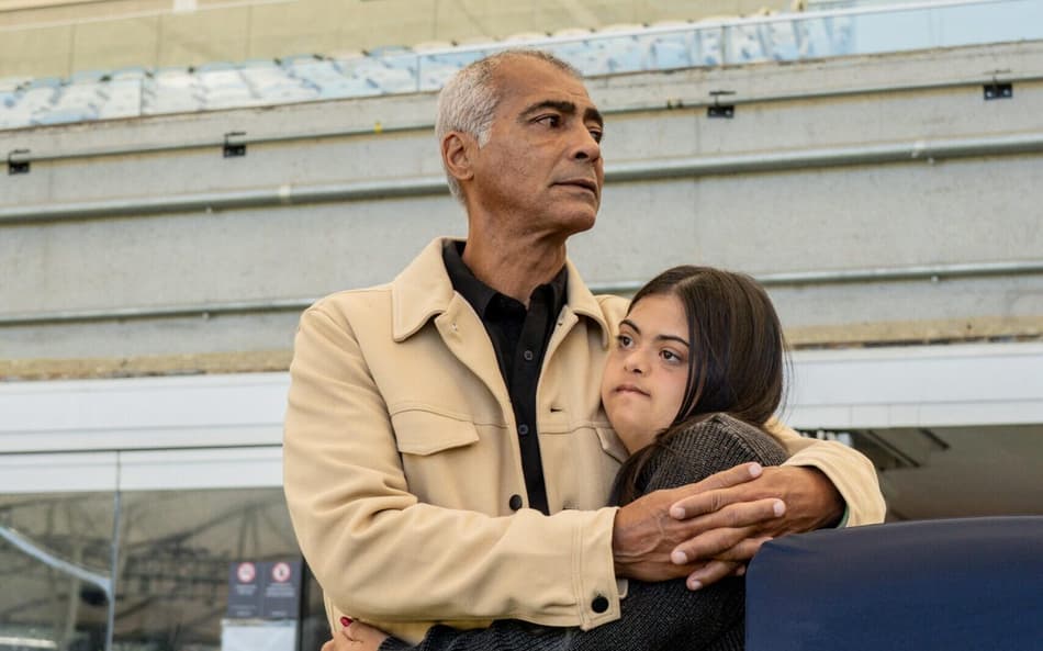 Romário e Ivy no Maracanã (Foto: Divulgação)