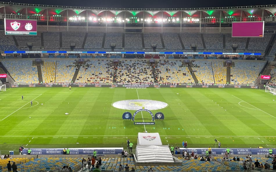 Fluminense x Grêmio no Maracanã (Foto: Maurício Luz / Lance!)
