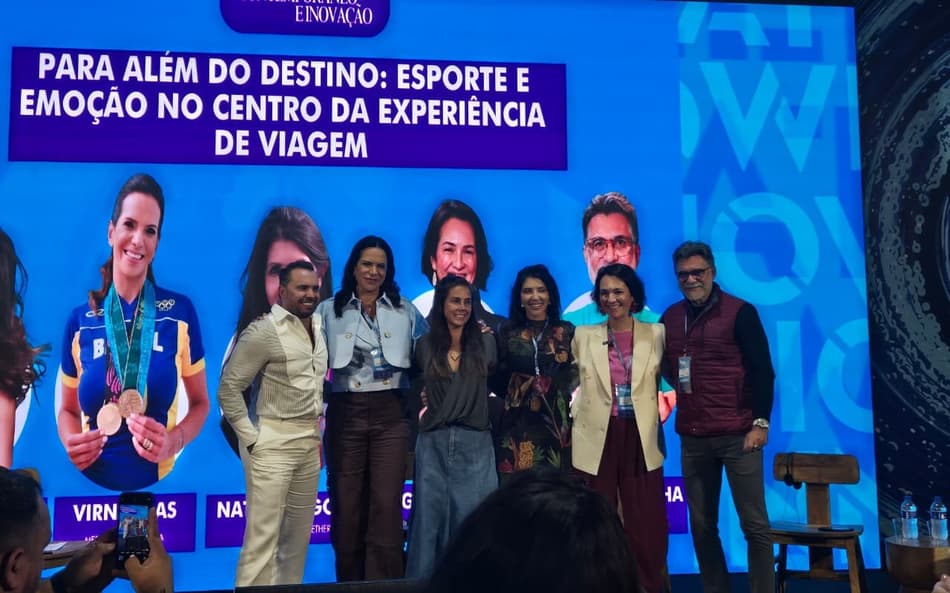 Rio Innovation Week: painel sobre turismo esportivo (Foto: Sharon Prais / Lance!)